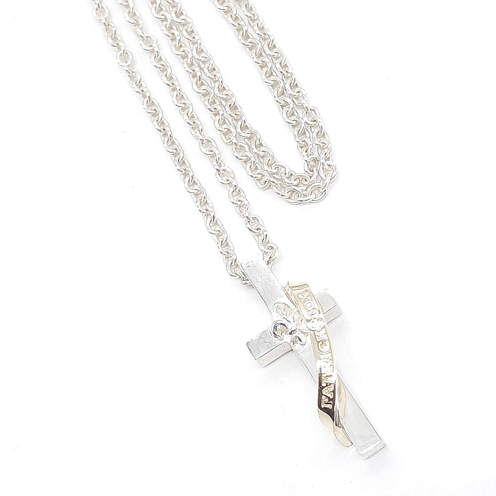 パトリックコックス シルバー925 百合の紋章 ネックレス クロス