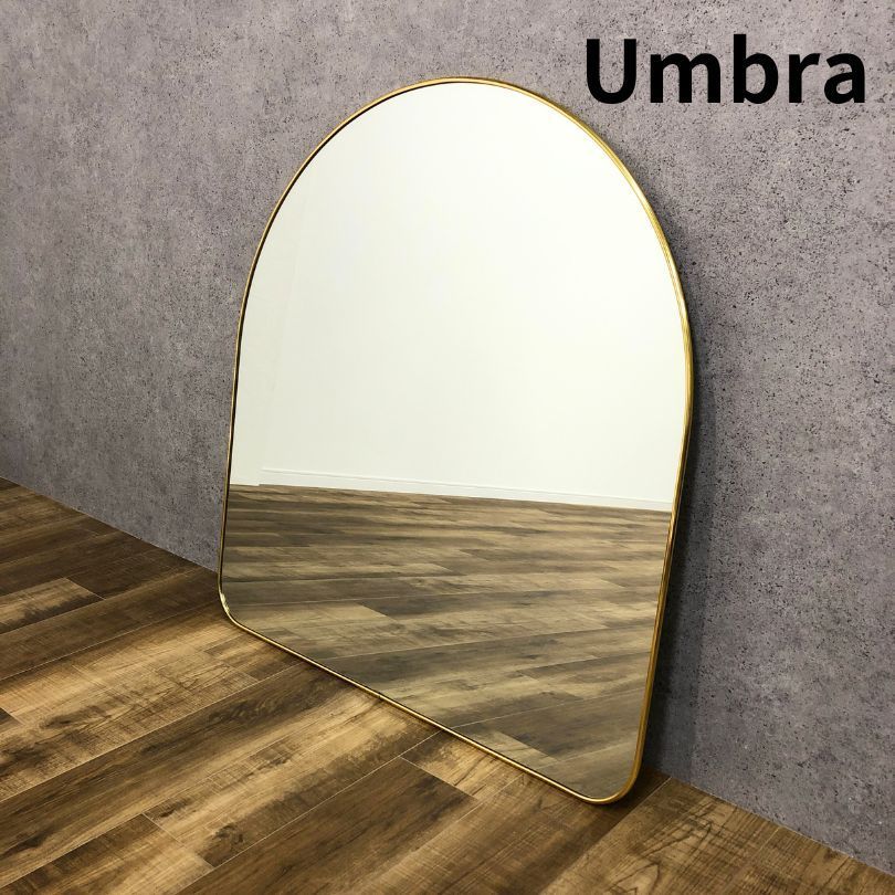 Umbra HUBBAフーバアーチドミラー ブラス/ゴールド