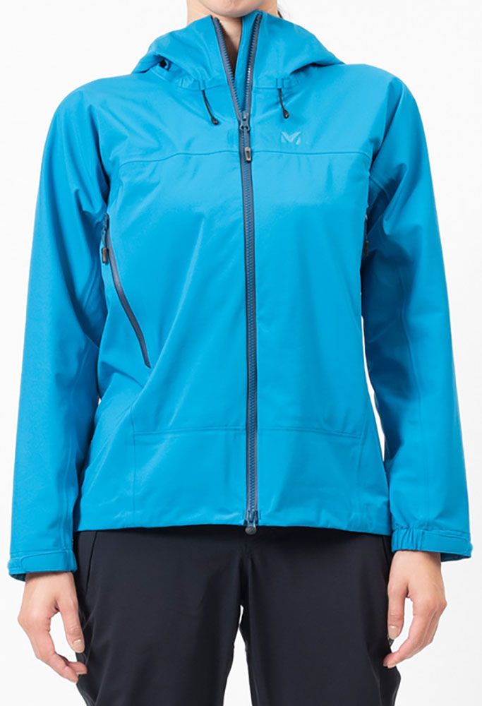 ミレー MILLET アウトドア テイフォン50000 ウォーム ストレッチ ジャケット レディース ナイロンジャケット 撥水加工 防水 透湿性 アウター 雨 登山 ハイキング ジャケット MIV01560 5439 METHYLBLUE