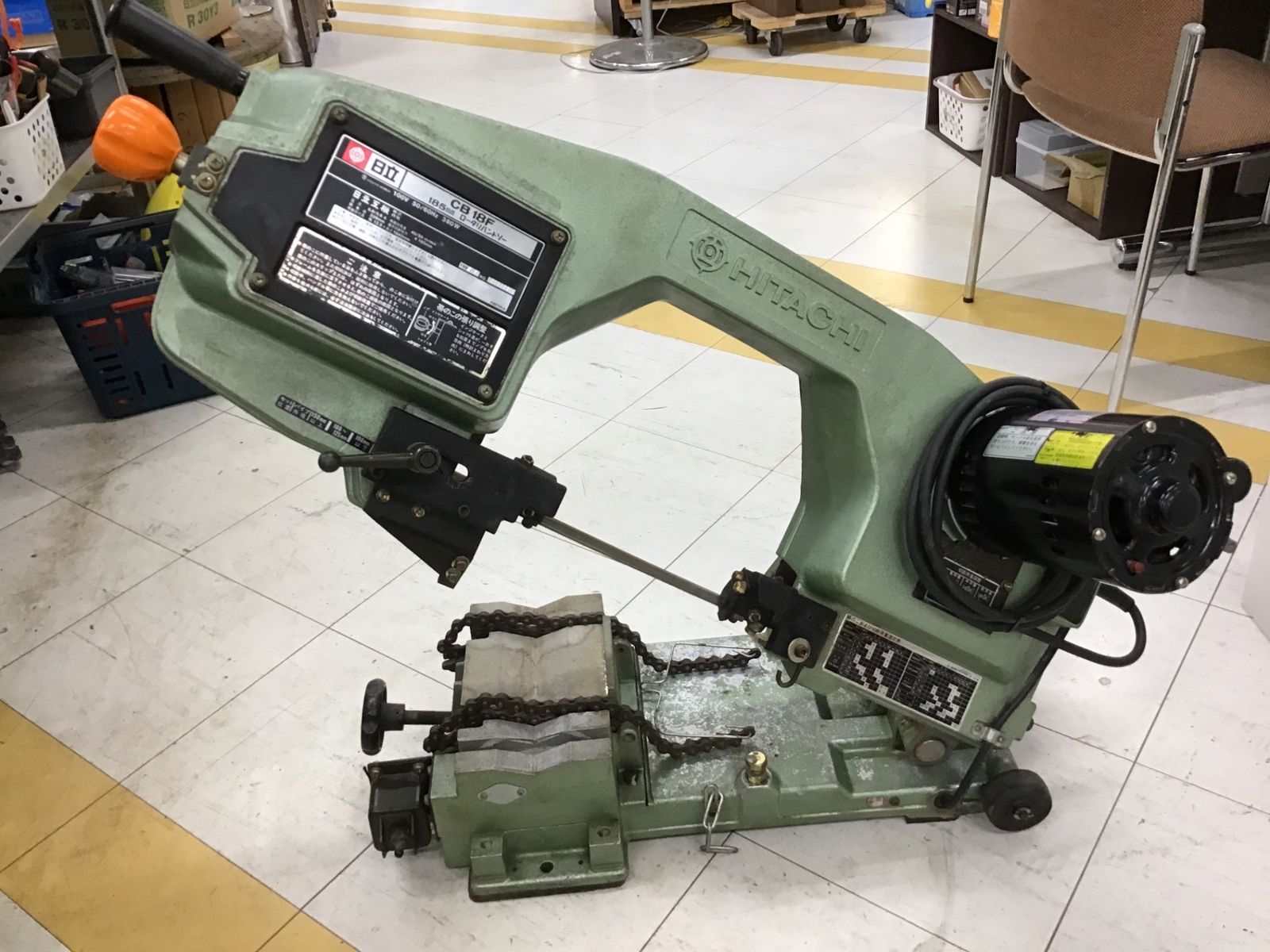 送料含む 品 ハイコーキ HIKOKI 旧 日立工機 ロータリバンドソー CB18F バンドソー アクトツール富山店 G