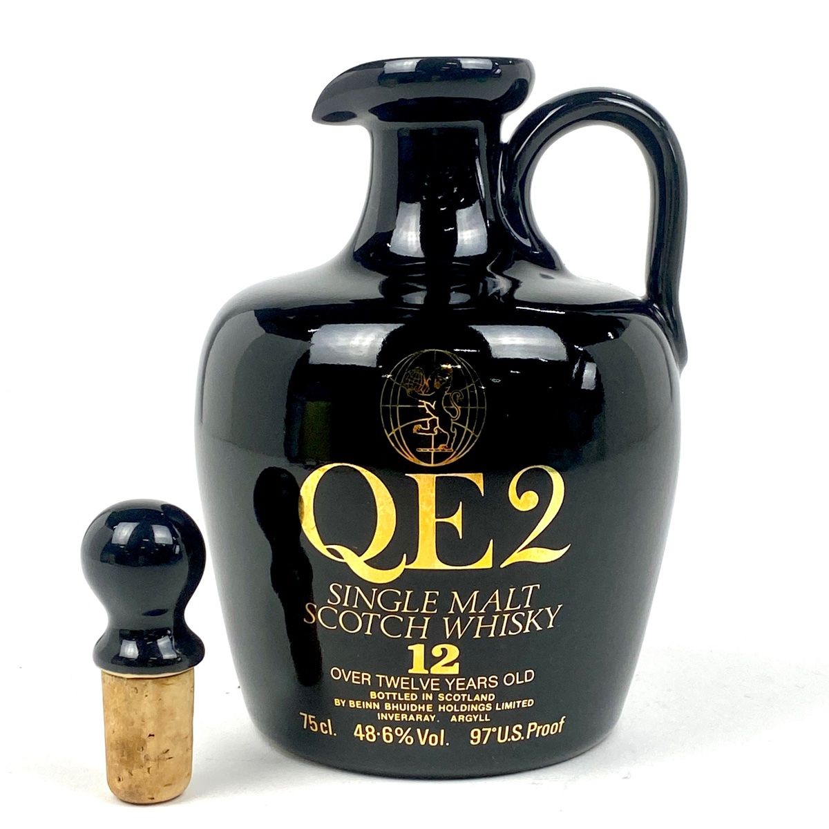 古酒 QE2 スコッチウイスキー陶器製 750mL QE2 12年 黒陶器 750ml スコッチウイスキー 古酒 - バイセル