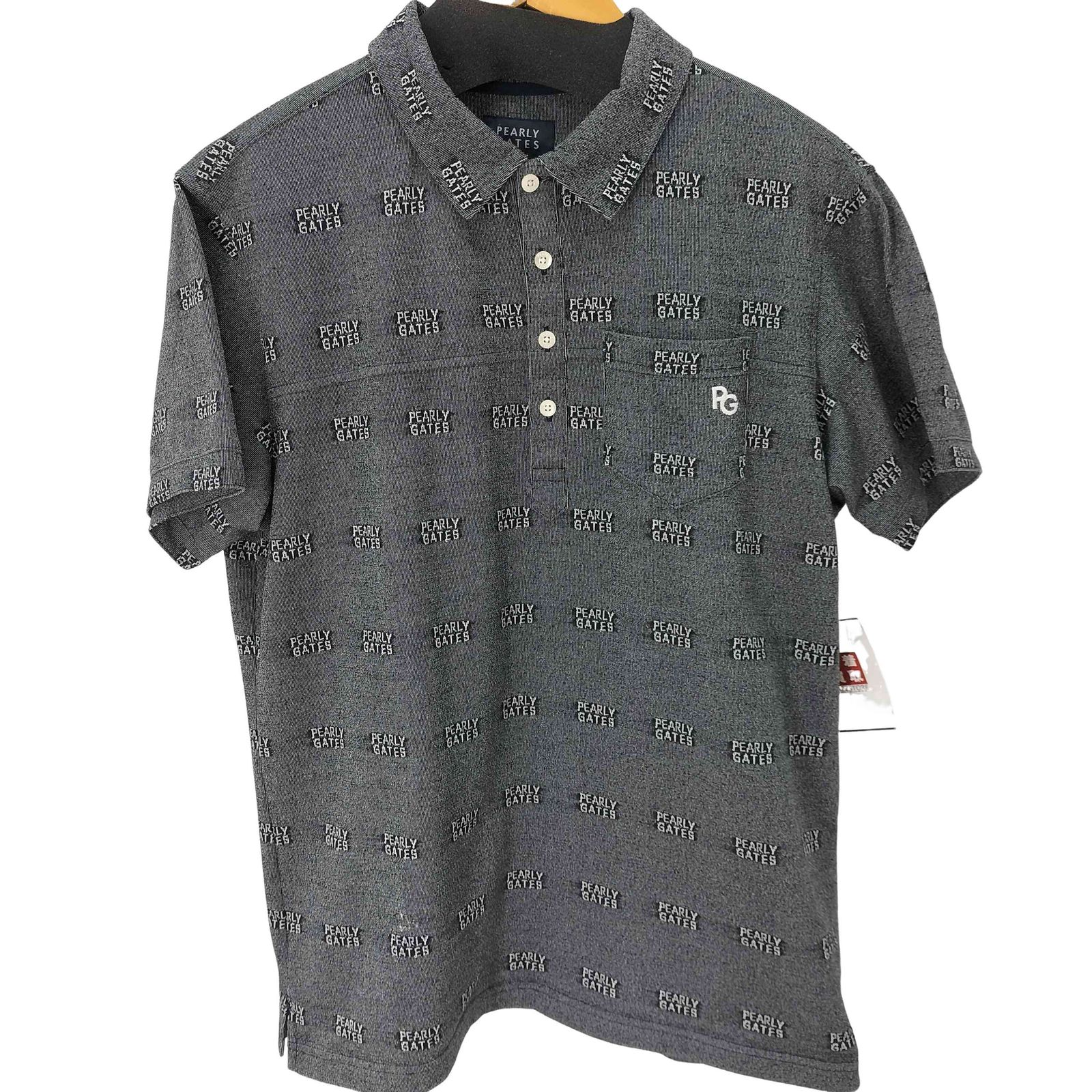 パーリーゲイツ PEARLY GATES S/S インレーロゴジャガード
