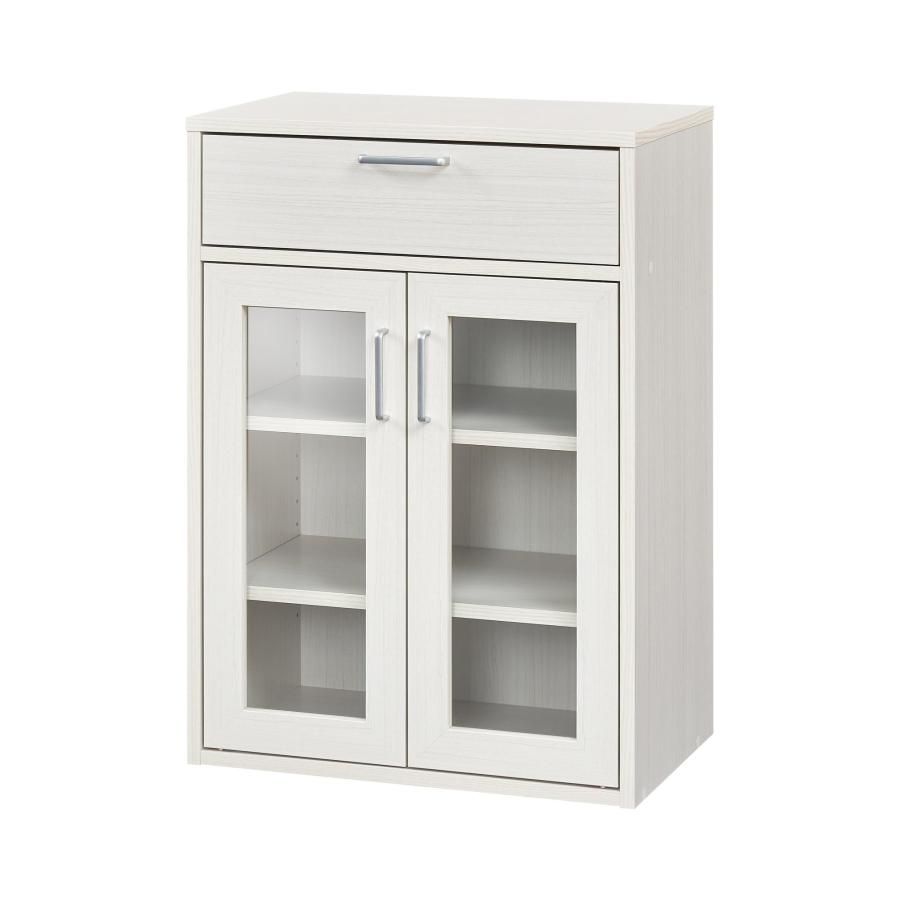 白井産業 食器棚 カップボード キッチン収納 ガラスキャビネット 白井産業(Shirai) 食器棚 カップボード キッチン収納 ガラス