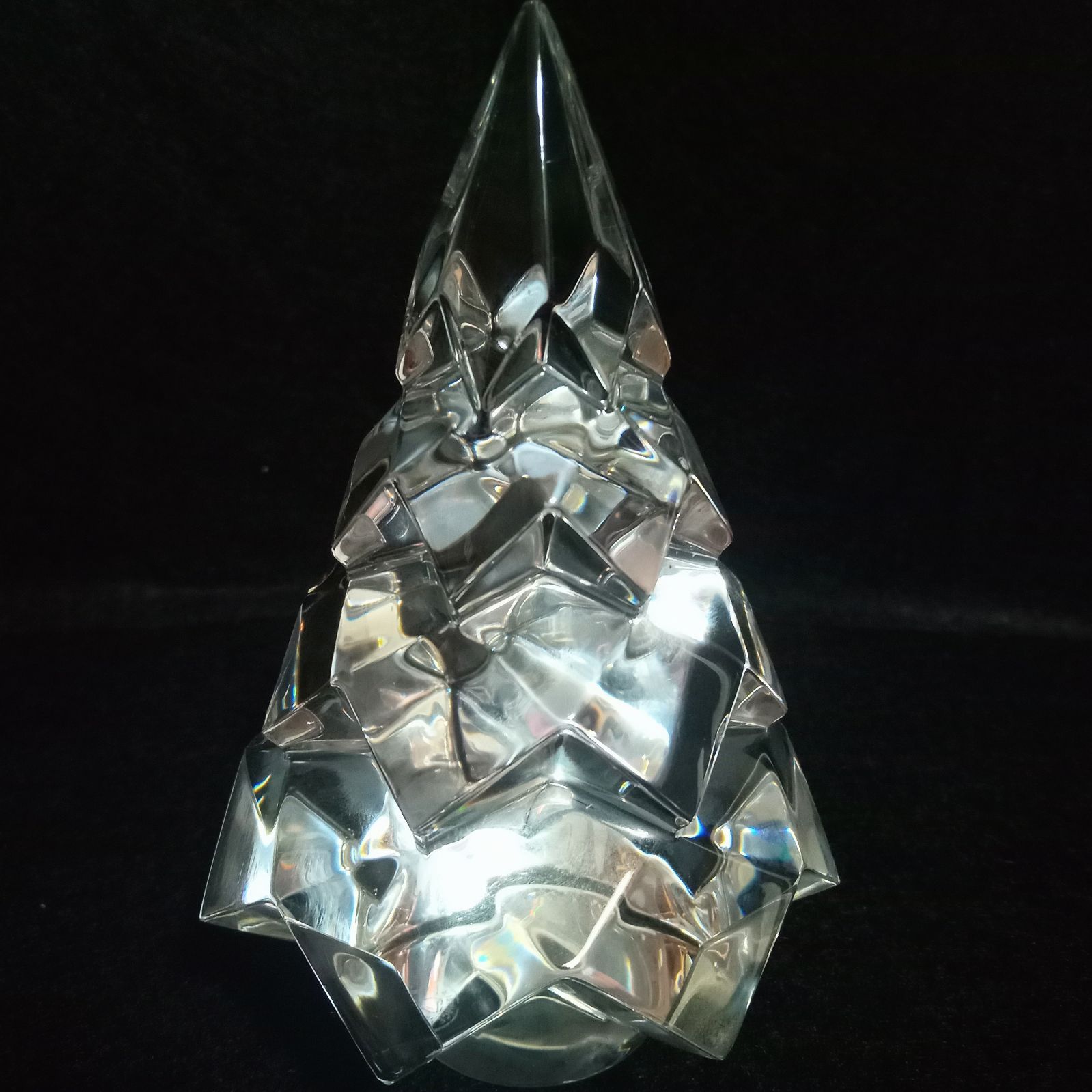 バカラ Baccarat クリスマス ツリー クリスタル オブジェ 置物