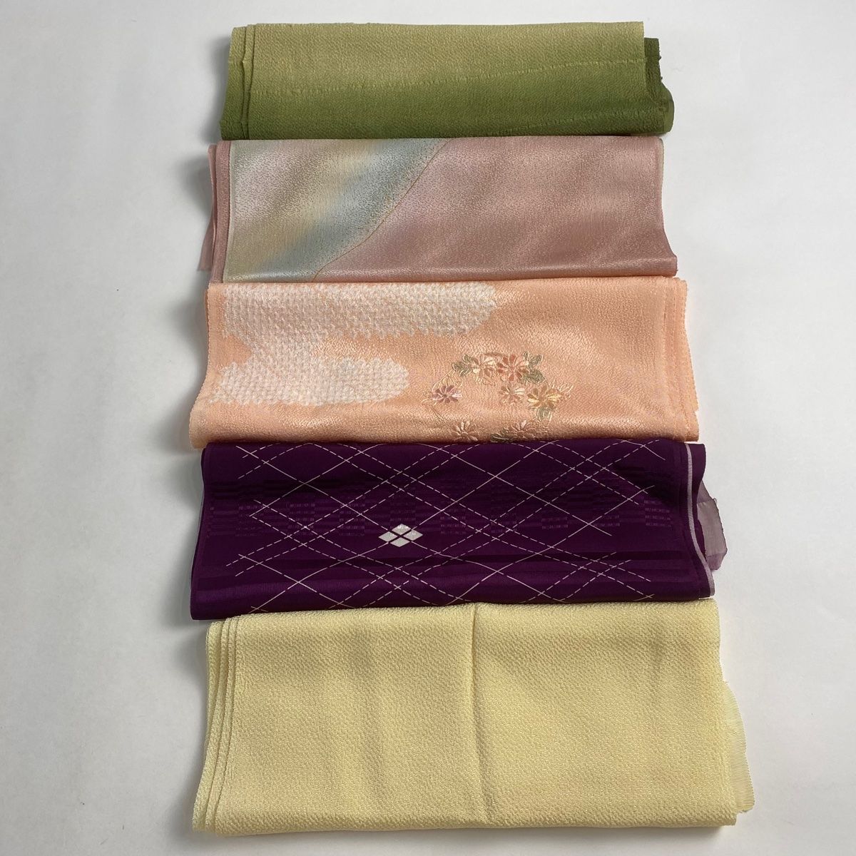 平和屋着物☆和装小物 上質な帯揚げ 10枚セット 逸品 DAAM7846qa