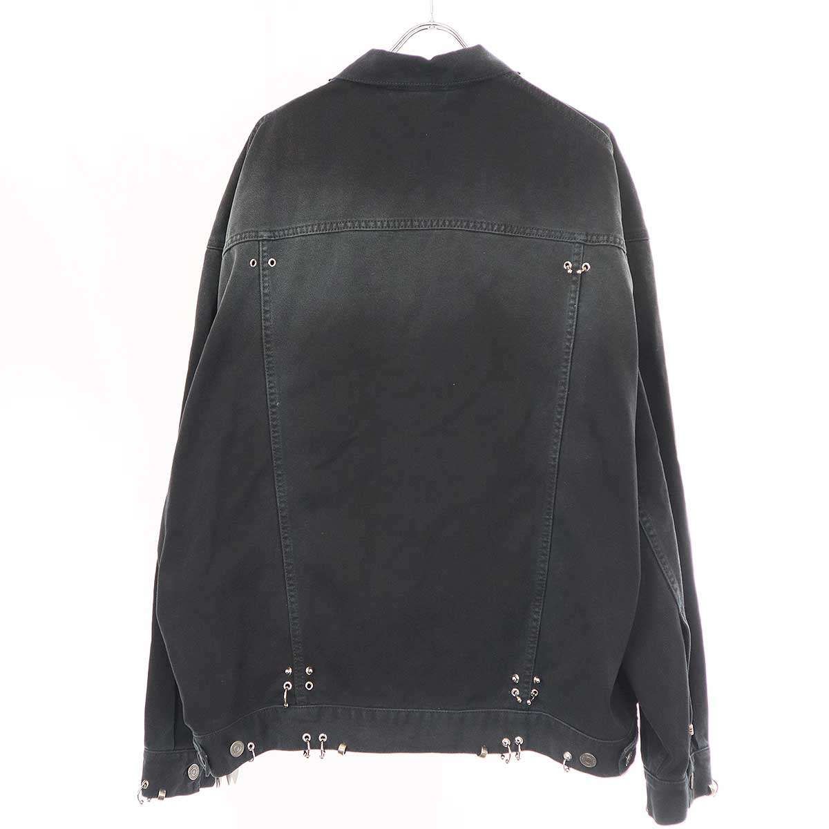 BALENCIAGA バレンシアガ 24SS Pierced Denim Jacket ピアスデニム