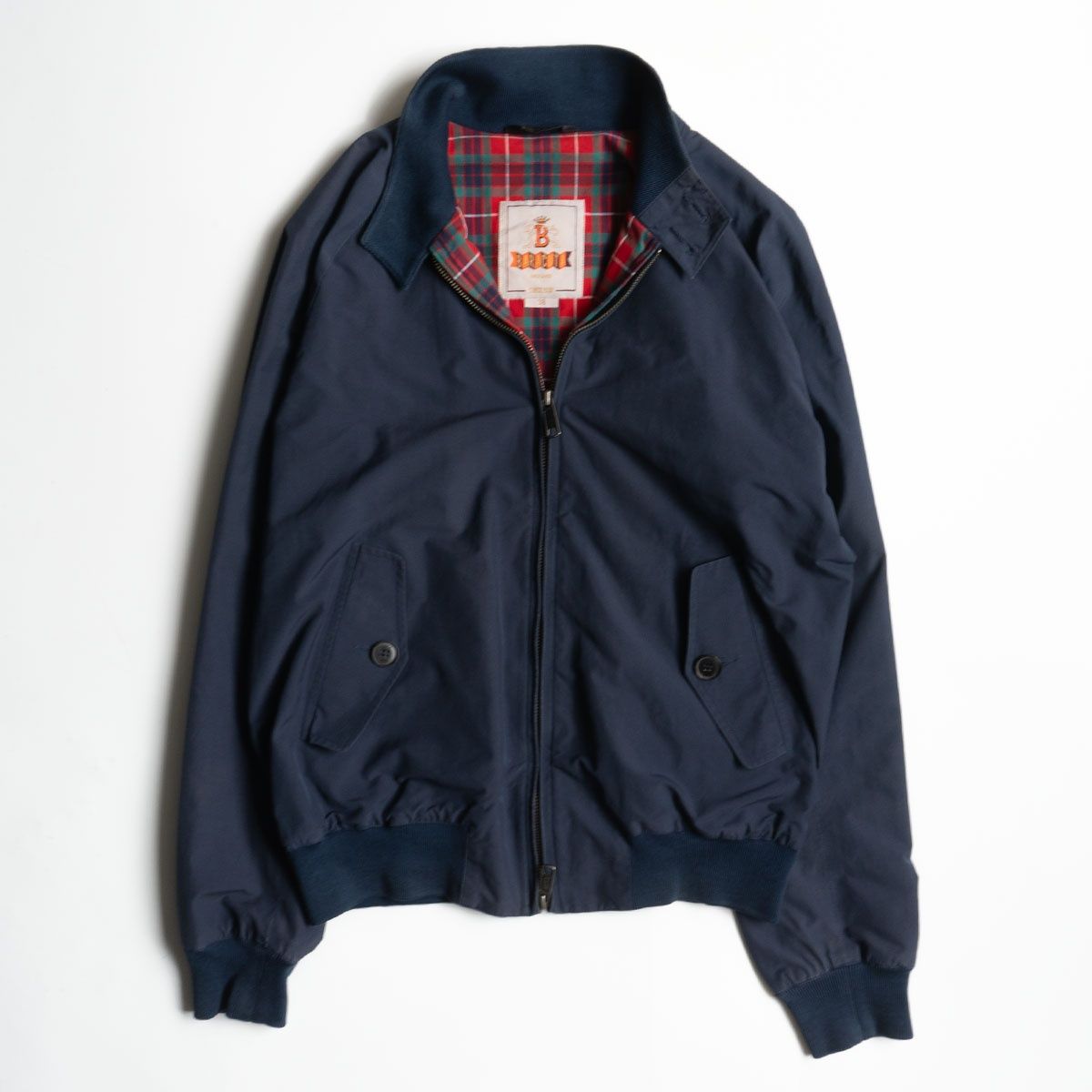 BARACUTA ネイビー サイズ38 美品】 BARACUTA 【G9 スウィングトップ ハリントンジャケット