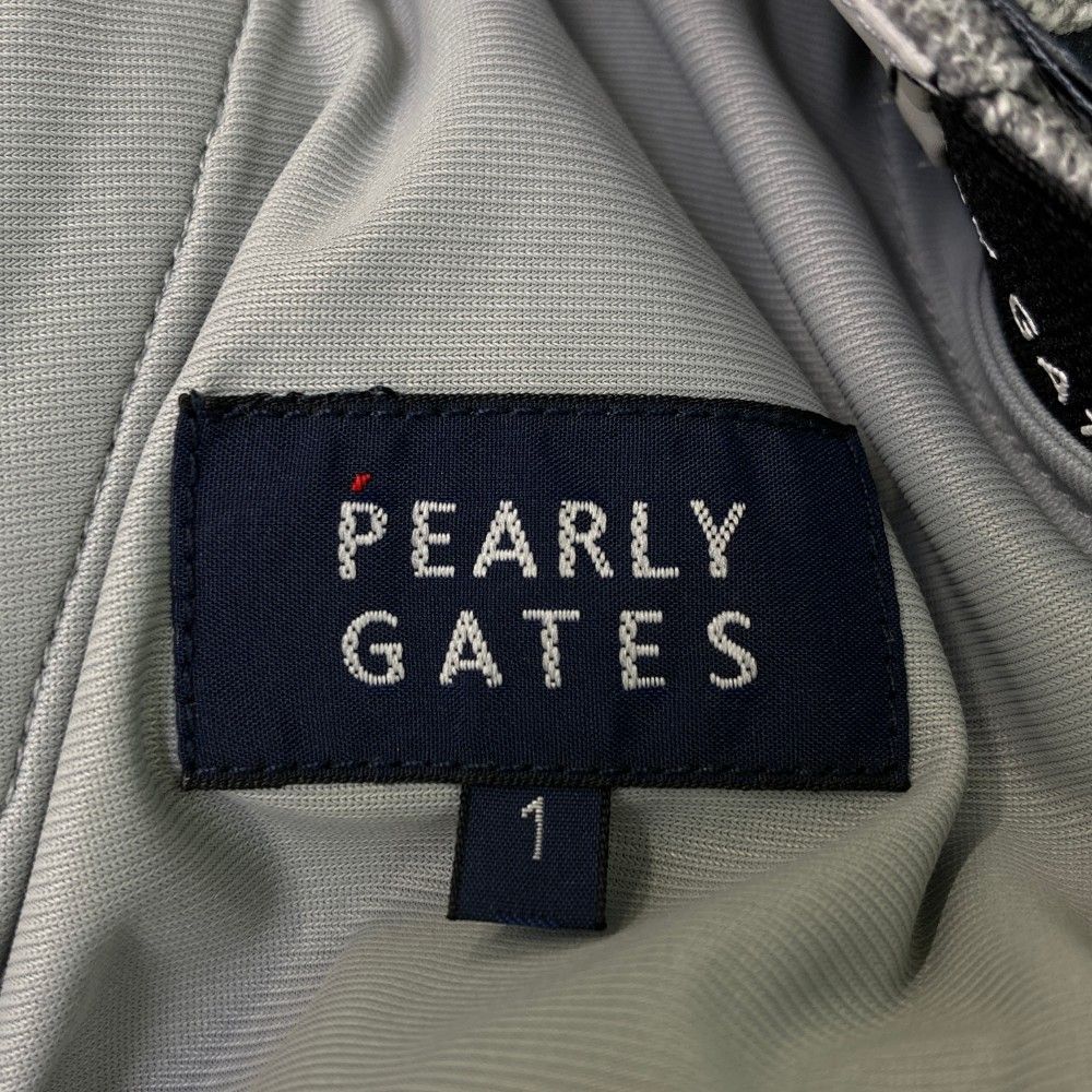 サイズ：1 PEARLY GATES パーリーゲイツ ; 2024年モデル ニットスカート 凸凹編み 総柄 グレー系 [240101426622] ゴルフウェア レディース ストスト サイズ：1 PEARLY GATES パーリーゲイツ 2024年モデル ニット