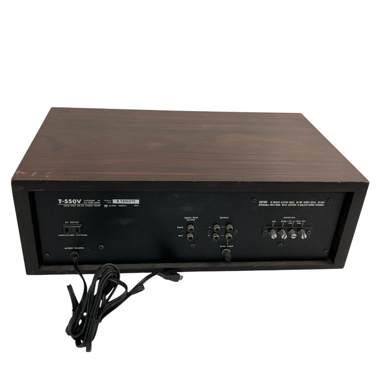 LUXMAN T-550V ラジオチューナー 難あり オーディオ機器