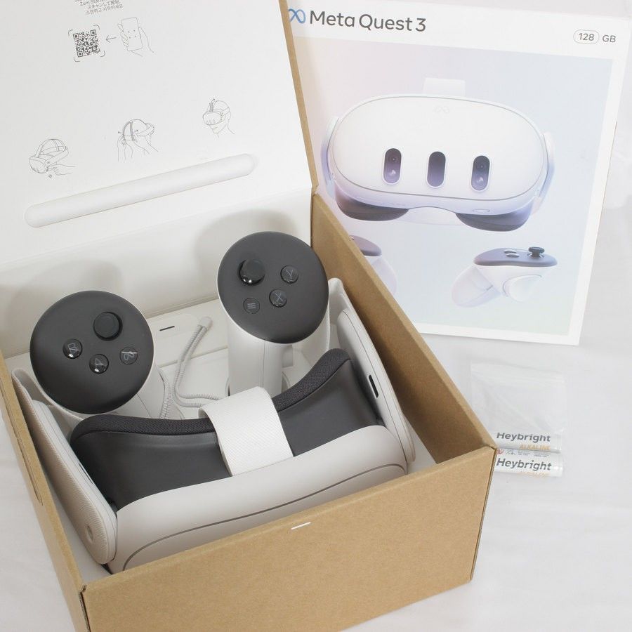 美品】Meta Quest 3 128GB VR ヘッドマウントディスプレイ ヘッド