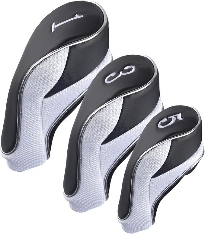 【在庫処分】Anduxゴルフ460ccドライバーフェアウェイウッドクラブヘッドカバーフックu0026ループセットの3