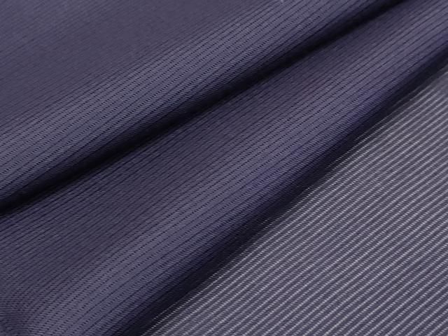 平和屋着物＊夏物 色無地 絽 深紫色 洗える着物 AABA5702sx