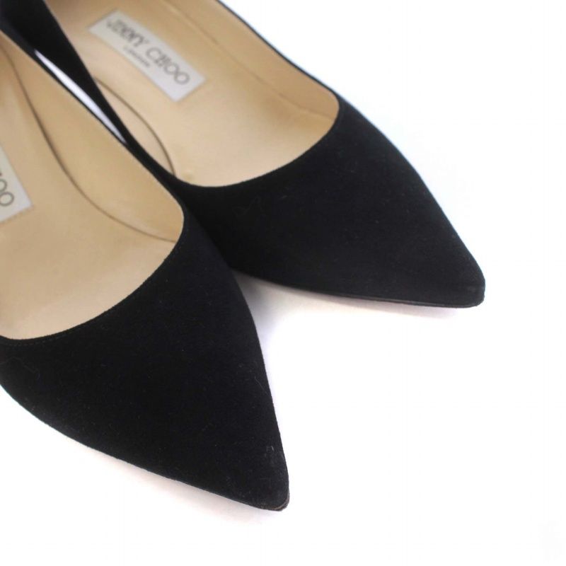 ジミーチュウ JIMMY CHOO AZA スエード ポインテッドトゥパンプス  
