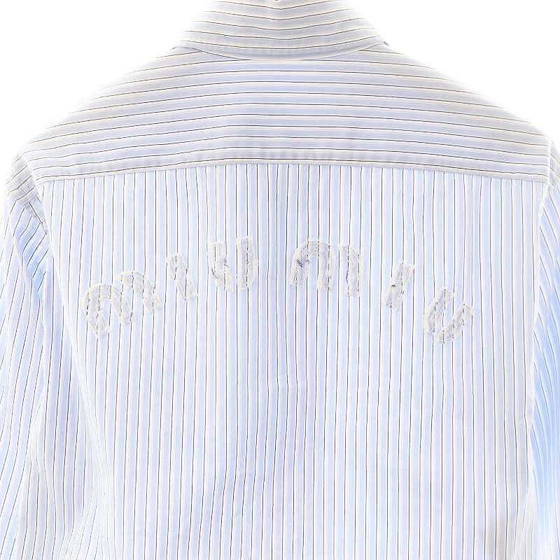 ミュウミュウ miumiu MK1741 24年製 ストライプ シャンブレー