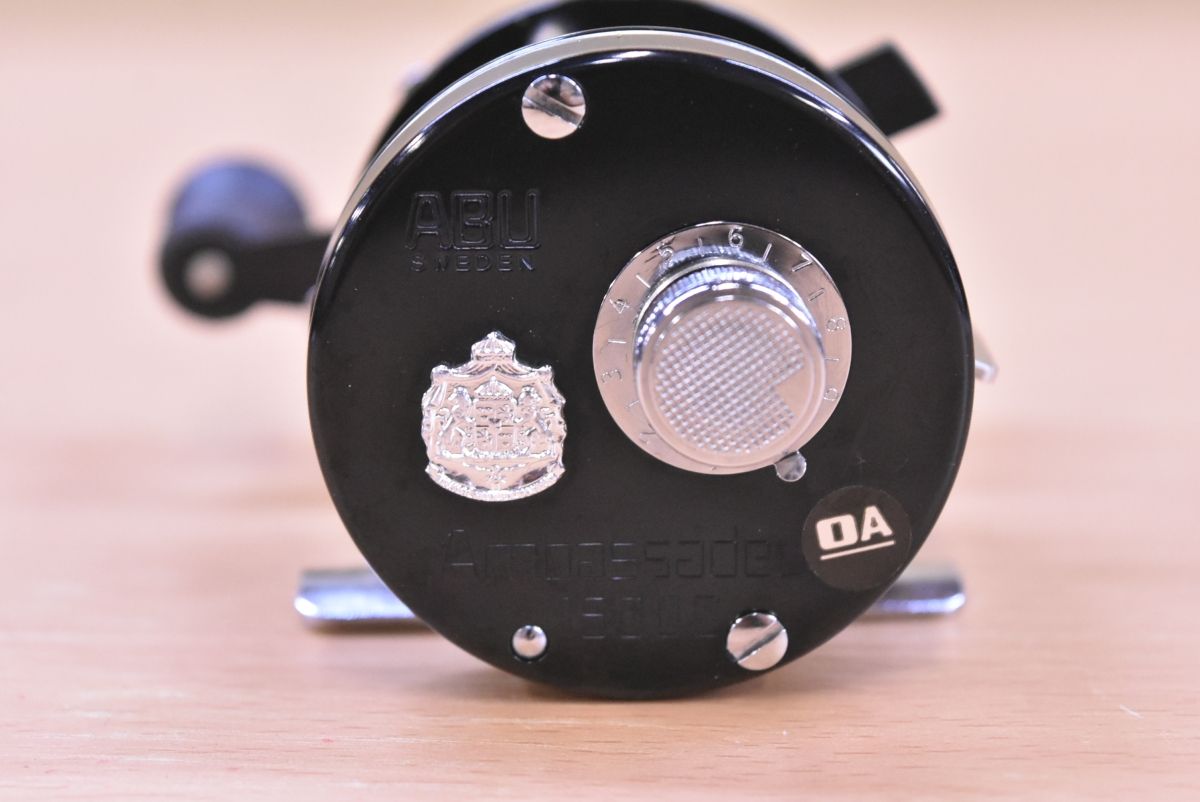 アブガルシア アンバサダー 1500 C 06-68 0-68 黒 ベイトリール AbuGarcia Anbassader ブラックバス バス釣り 等に