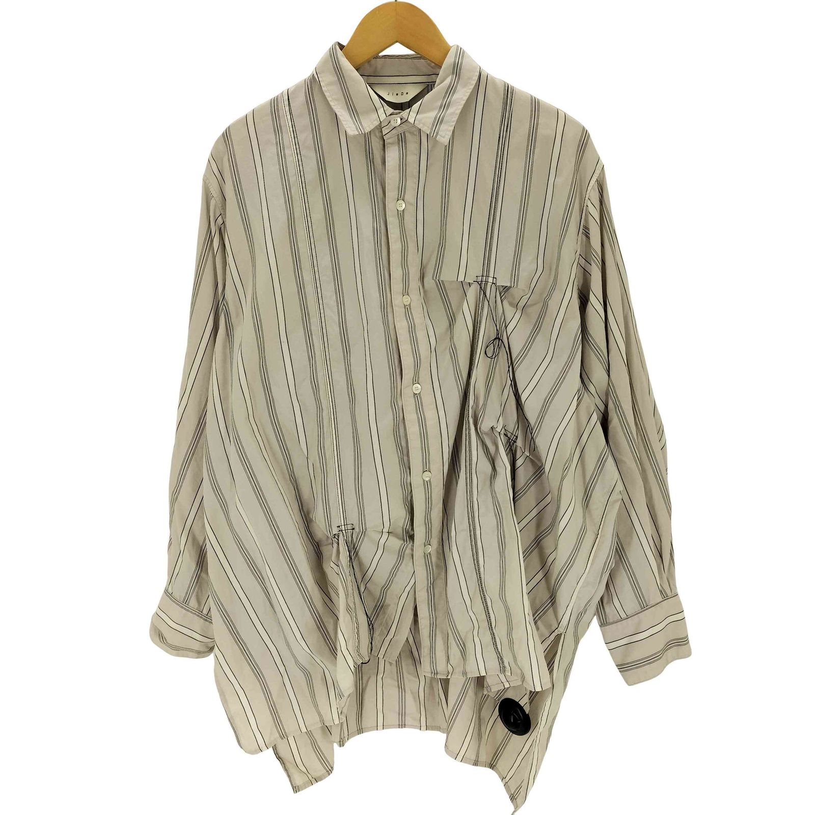 ジエダ Jieda HAND STITCH STRIPE SHIRT メンズ 1-【激安大特価！】