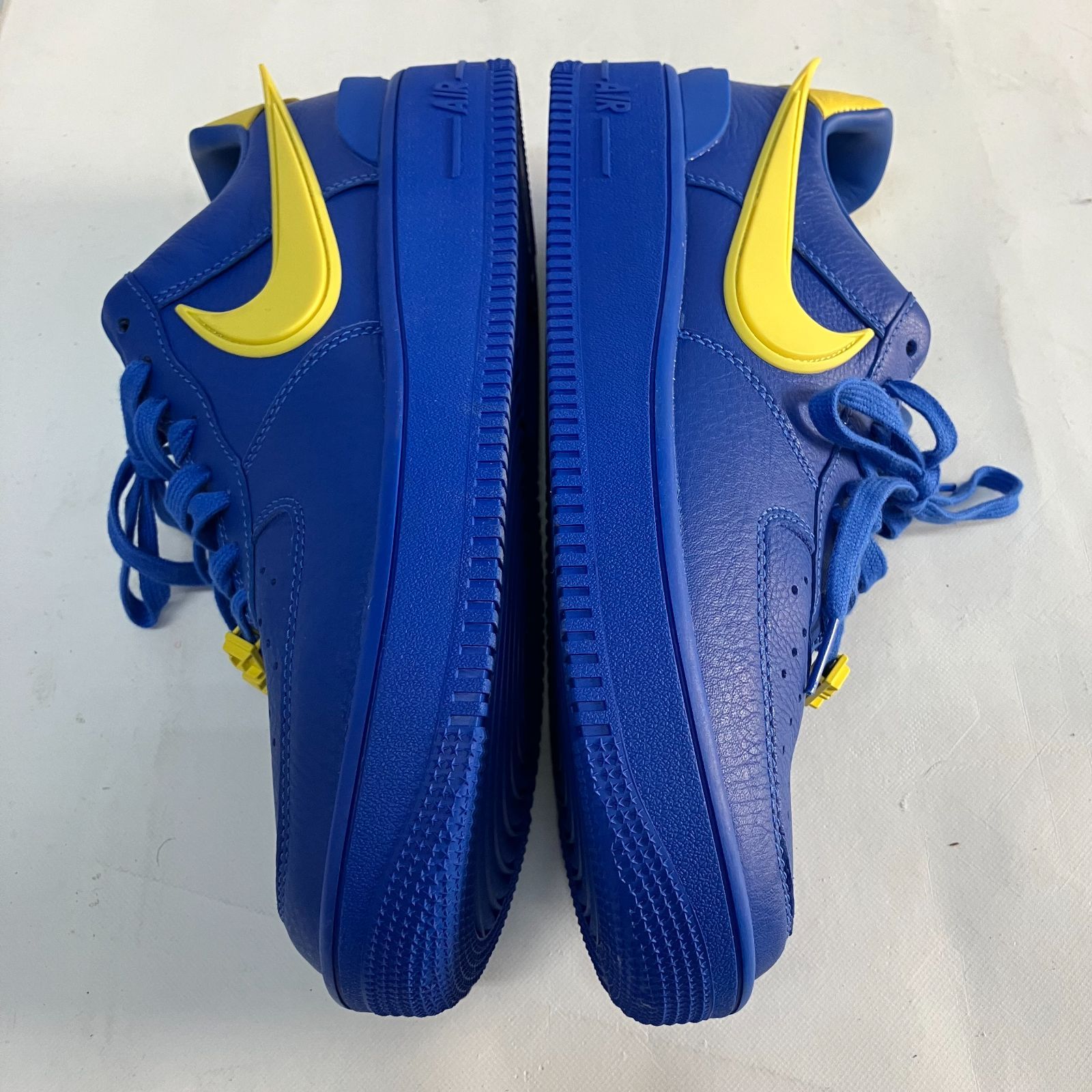 AMBUSH × Nike Air Force 1 Low Game Royal and Vivid Sulfur