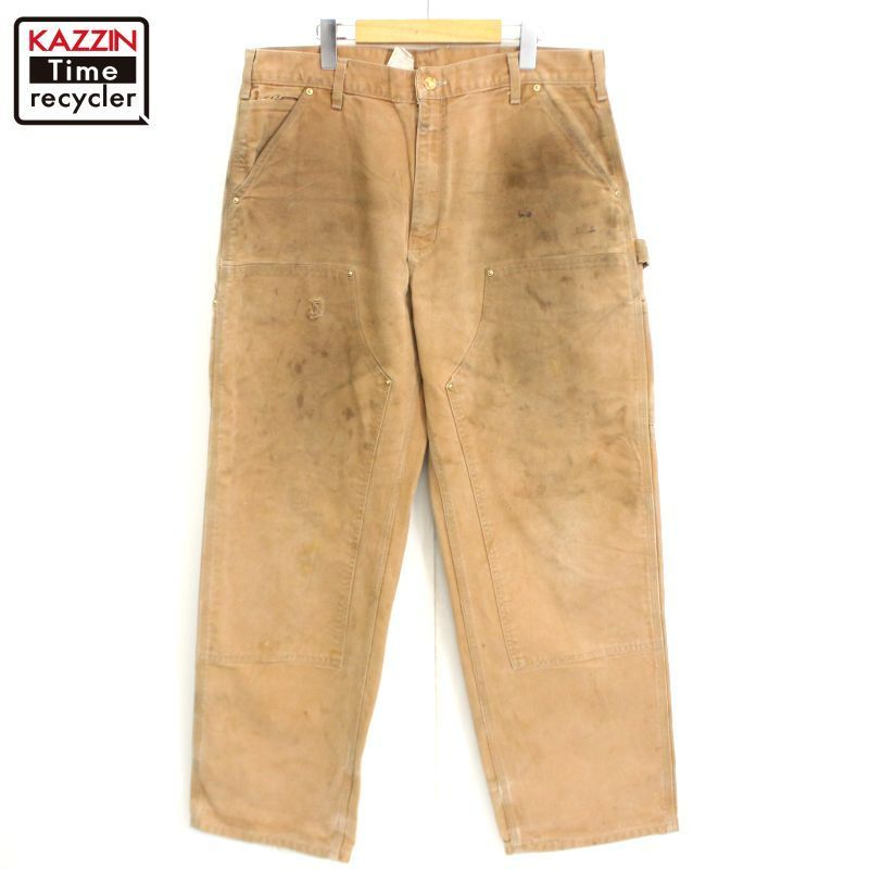 00s Carhartt ワーク ダブルニー ダック ペインターパンツ メンズ XLサイズ相当 ビッグサイズ オーバーサイズ