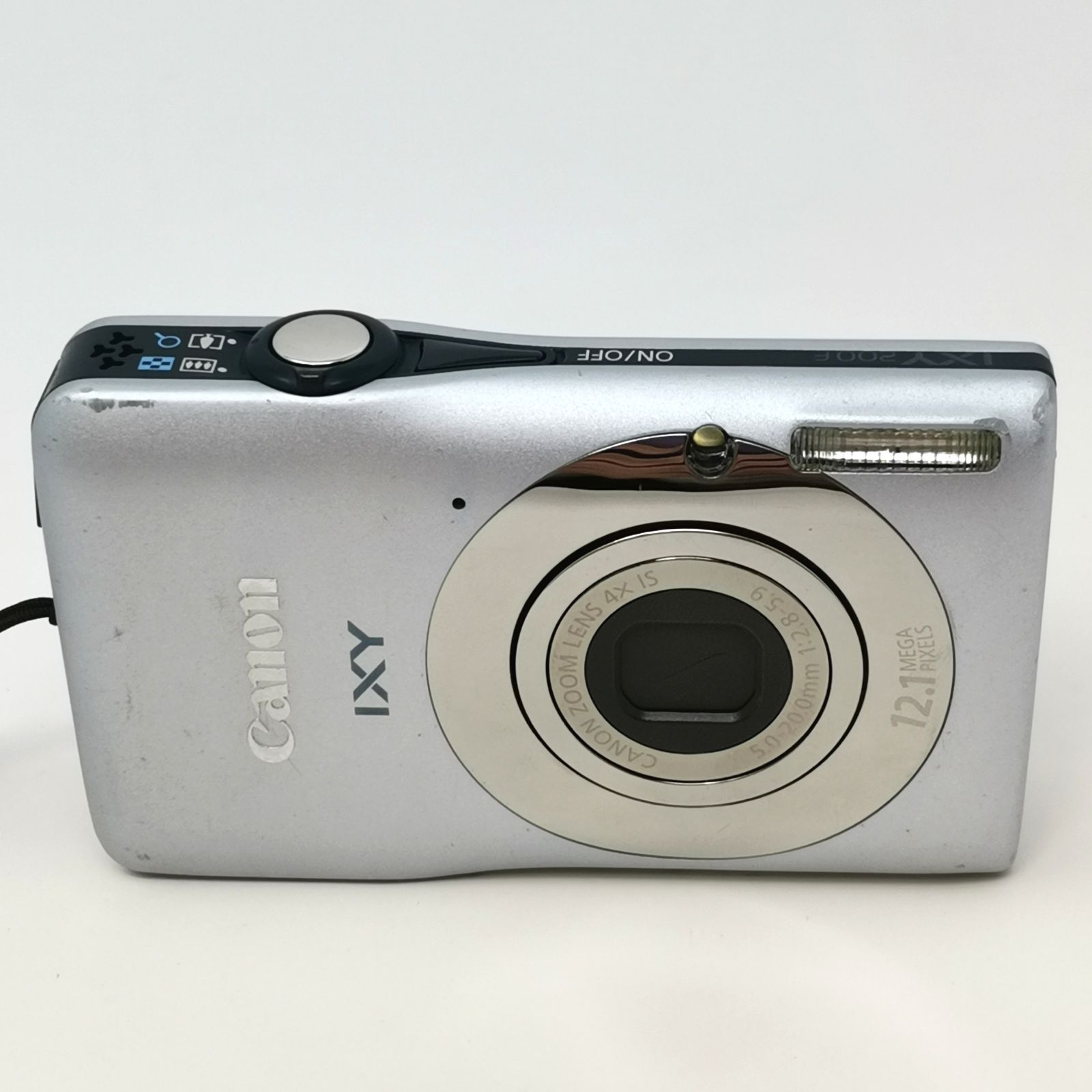 キャノン IXY 200F シルバーPC1469 動作確認済み SDカード2GB