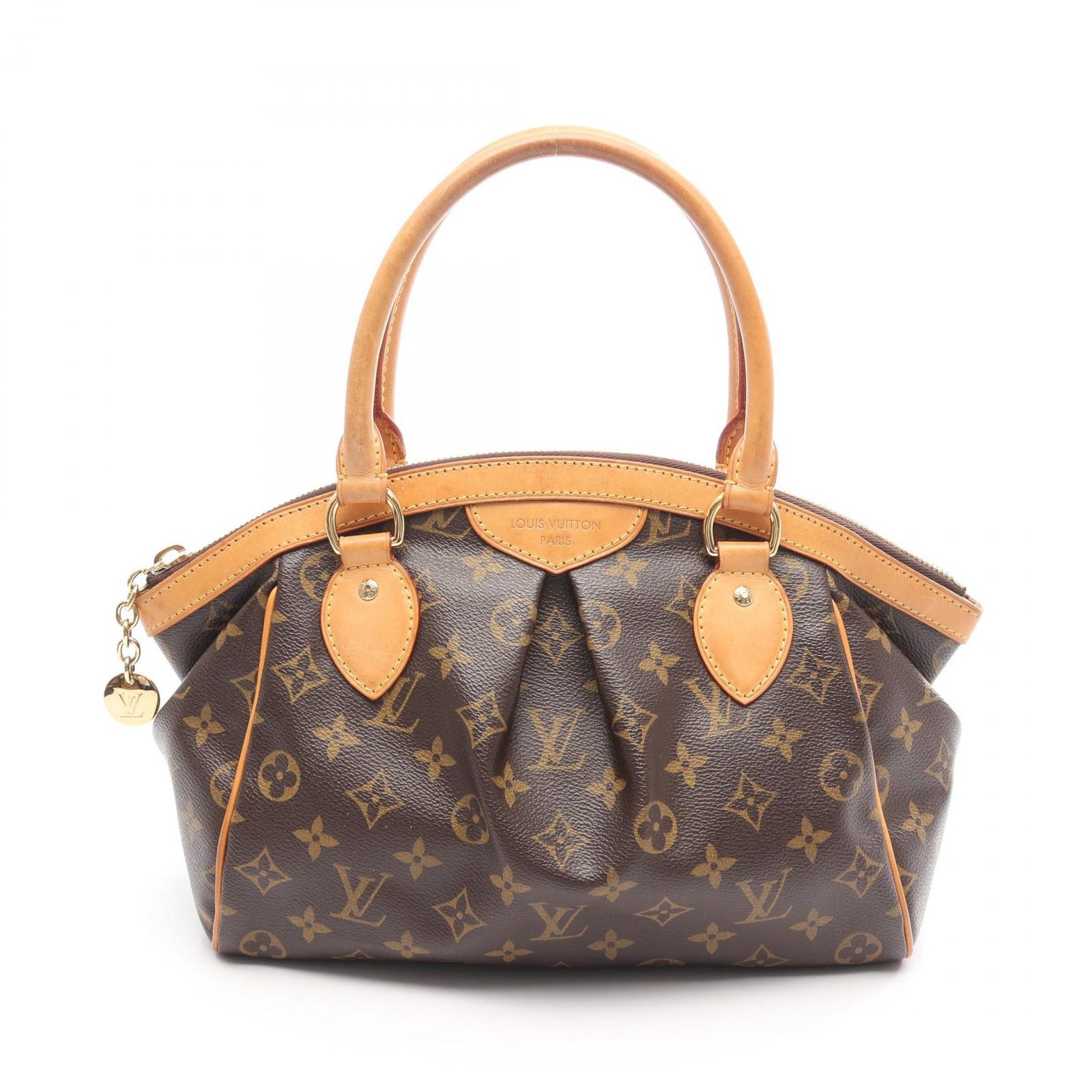 LouisVuitton モノグラム プリーティハンド バッグキャンバスレザー ルイ・ヴィトン LOUIS VUITTON ハンドバッグ ティヴォリPM