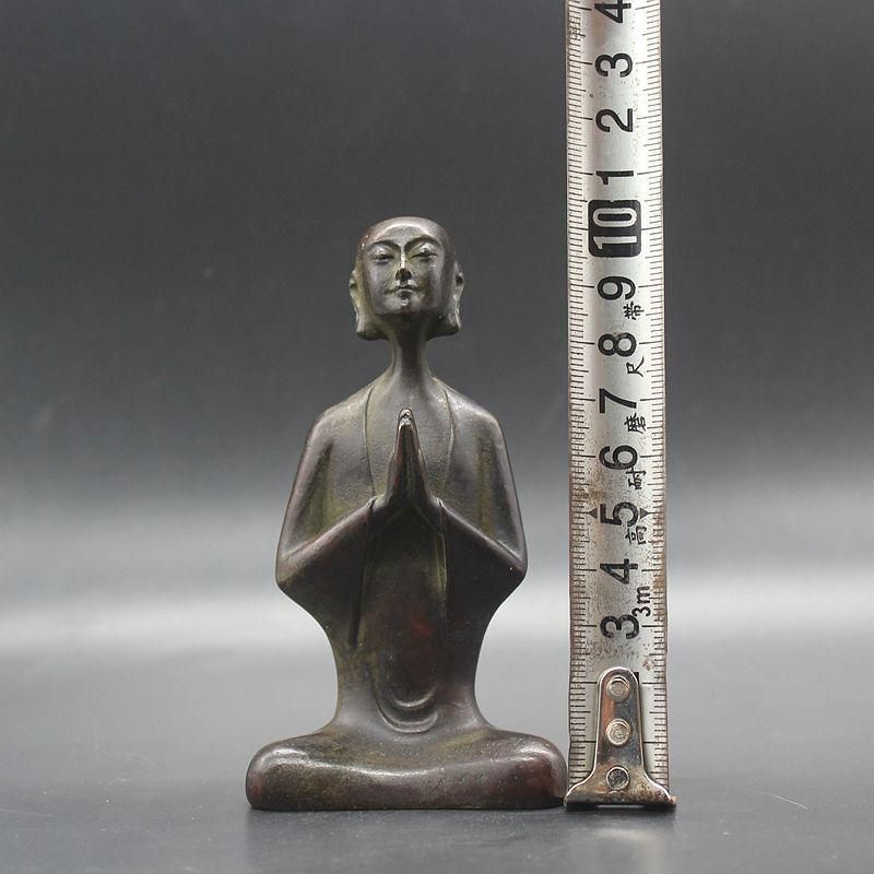 銅製 坊主 茶道具 茶寵 茶道具 香道具 装飾品 工芸品 美術品