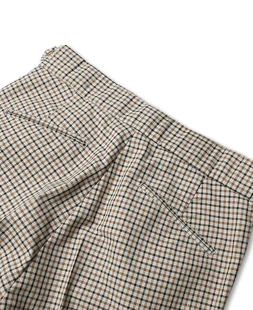 ニードル Needles クラシック チェック ワイド フィット トラウザー
