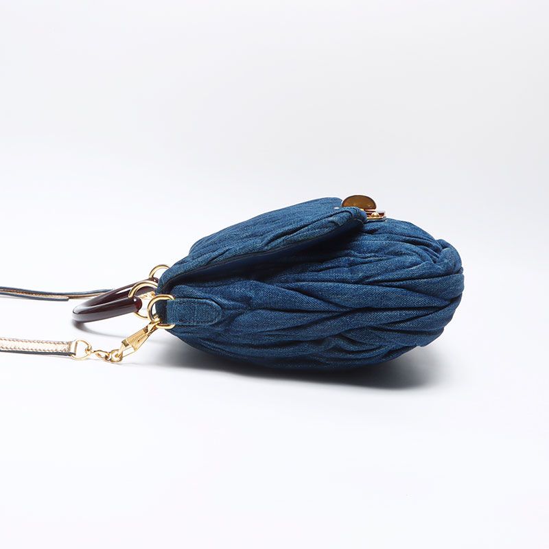 Miu Miu ミュウ ミュウ ショルダーバッグ デニム マテラッセ 2way