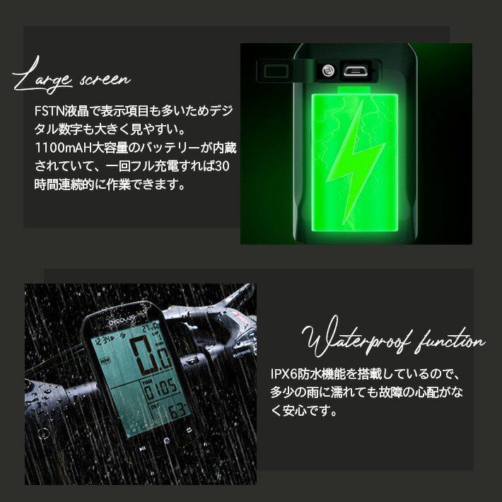 CYCPLUS GPSサイクルコンピューター 自転車 スピードメーター