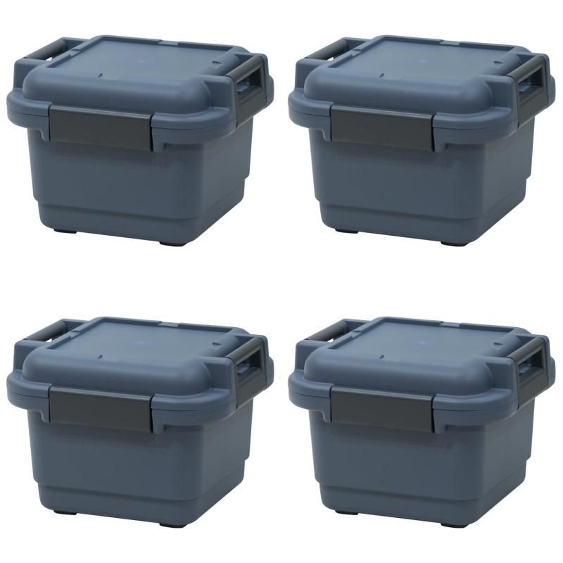 JEJアステージ クーラーボックス ｸﾞﾗﾝｸｰﾙ16 GCL-16BGY W440×D408×H320mm 保冷 軽量 ランチボックス 部活 アウトドア お出かけ レジャー スポーツ ４個セット