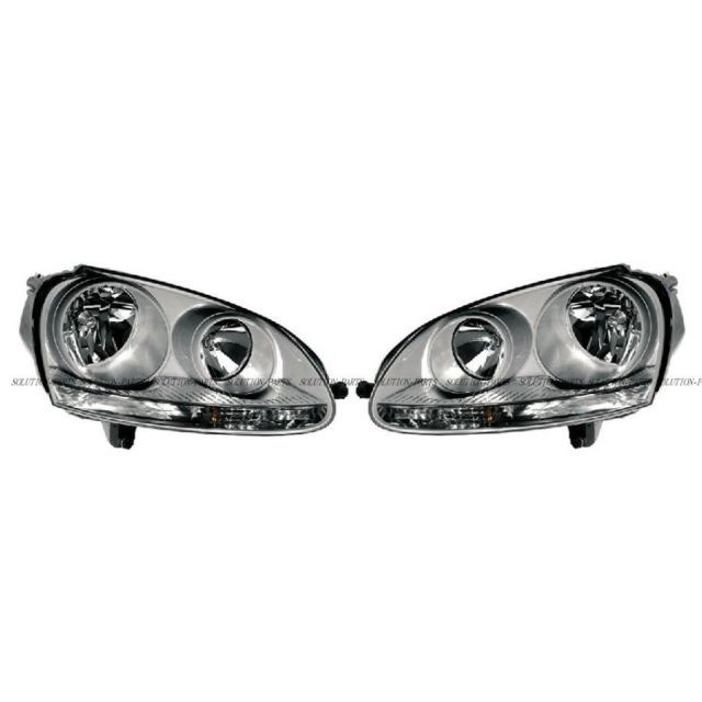 正規純正品 VW ワーゲン ハロゲン ヘッドランプ 左右 セット VW ゴルフ5 GOLFV ジェッタ JETTA 1K6941029Q 1K6941030Q 1K6941005Q 1K6941006Q ヘッドライト