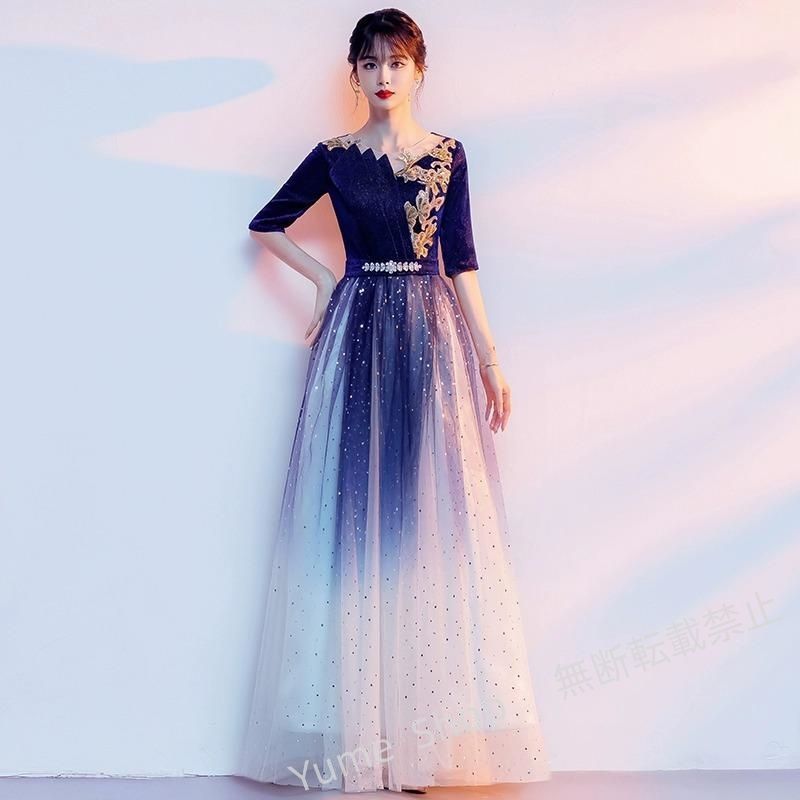 ♥ ロングドレス ウェディングドレス イブニングドレス 演奏会 カラードレス 大きいサイズ ドレス ロング 結婚式 お呼ばれ 大きい ピアノ ステージドレス 成人式 nhdw112 CAMPINGPARCCENTRAL_COM