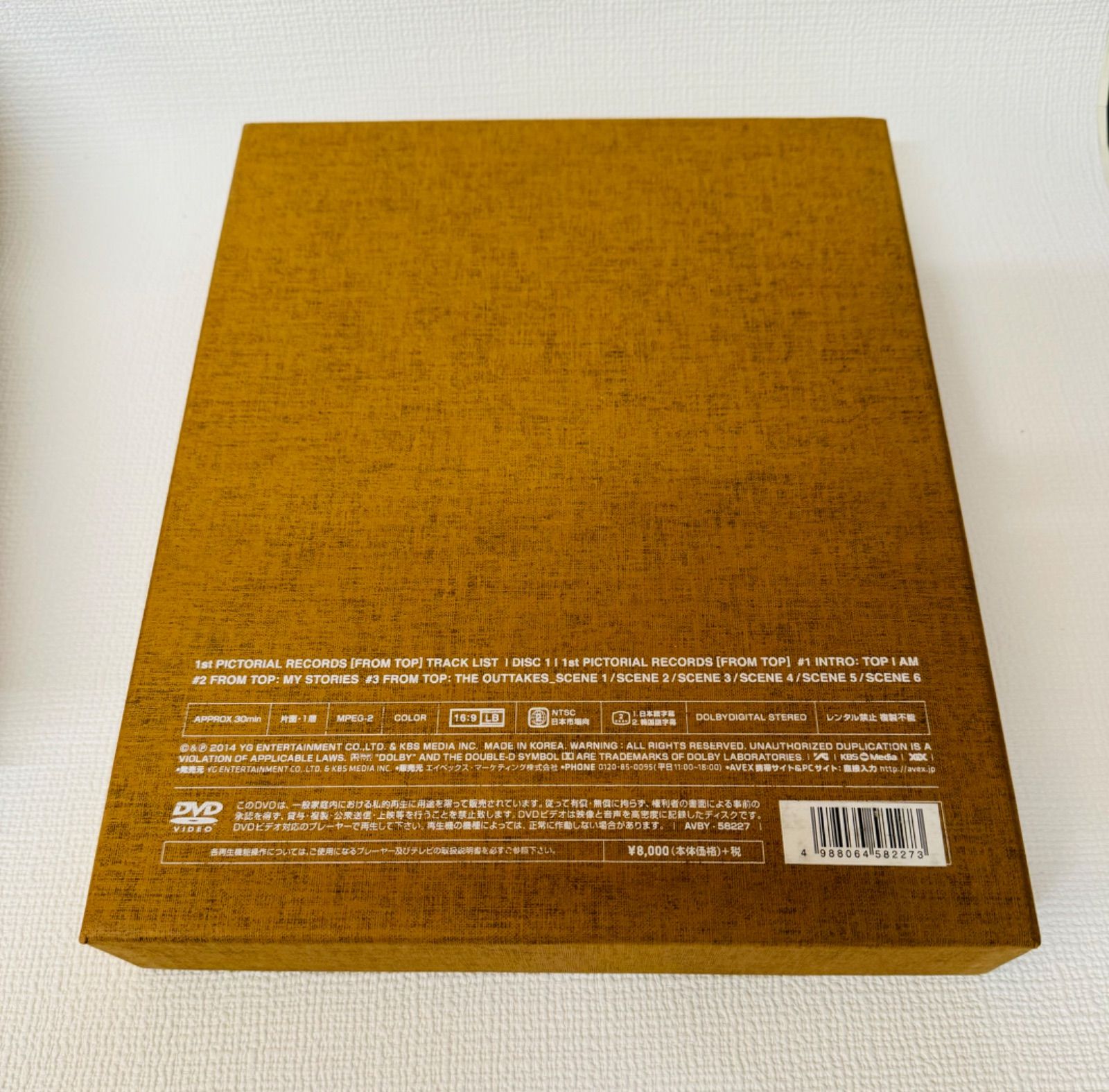 BIGBANG FROM TOP 【1st PICTORIAL RECORDS 写真集＋DVD】初回生産限定