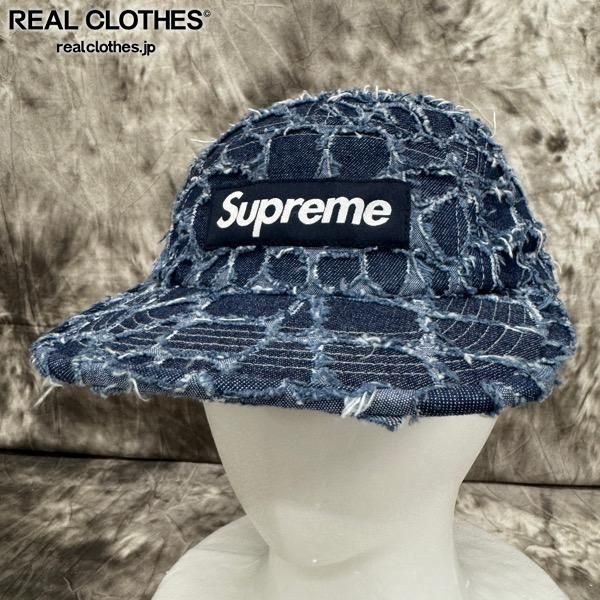 Supreme/シュプリーム【25SS】Frayed Croc Denim Camp Cap/フレイド