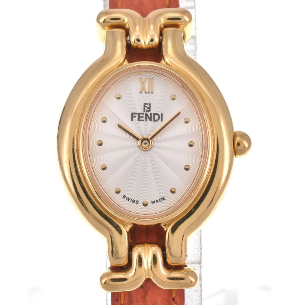 フェンディ FENDI 640L チェンジベルト クォーツ レディース良品内箱  