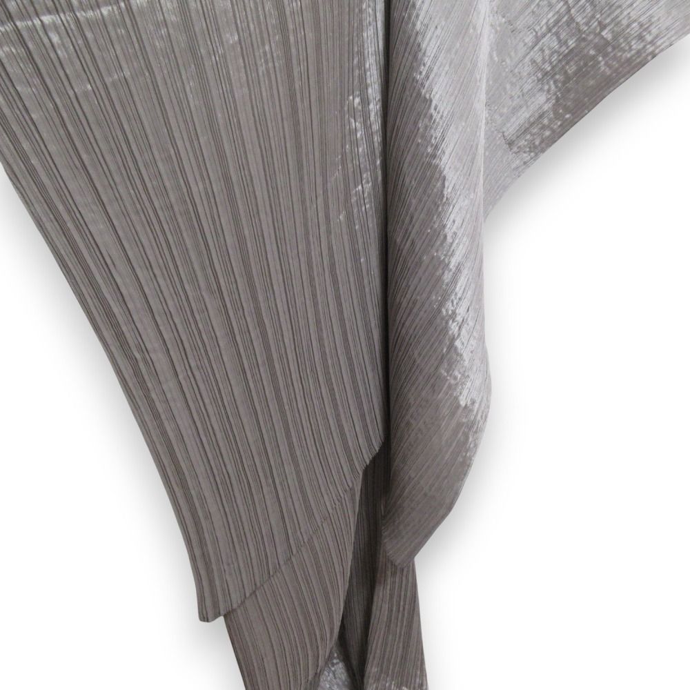  PLEATS PLEASE ISSEY MIYAKE プリーツプリーズ イッセイミヤケ マダムT マルチWAY ストール PP 04-AD 038 グレー レディース 古着 五分袖 七分袖 Tシャツ カットソー