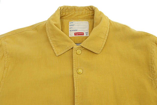 ジャケット・アウター Supreme 11AW Corduroy Coaches Jacket シュプリーム SUPREME 11AW Arch Logo Corduroy Coaches Jacket