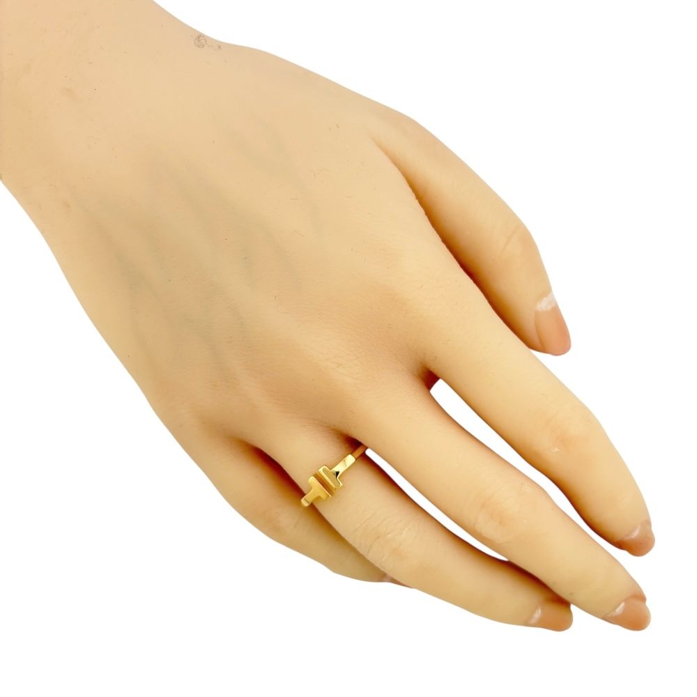 ティファニー Tワイヤー リング 指輪 11号 18金 K18イエローゴールド レディース TIFFANY-Co. ティファニー