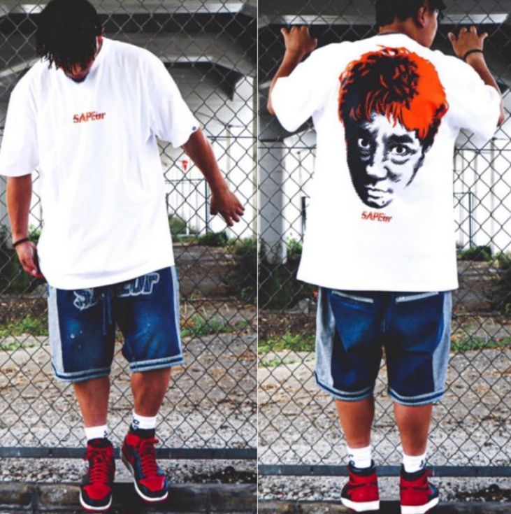 新品未使用 SAPEur サプール x 浜田雅功 赤Tシャツ - メルカリ