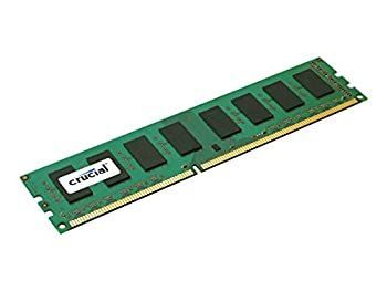 【中古】【非常に良い】Crucial [Micron製Crucialブランド] DDR3 1600 MT/s (PC3-12800) 2GB CL11 Unbuffered UDIMM 240pin CT25664BA160B