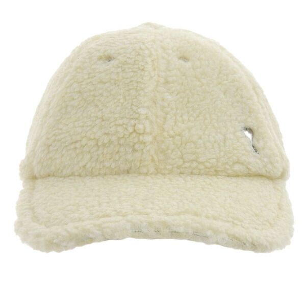 アミパリス AmiParis ワンポイント ロゴプレート ボア キャップ