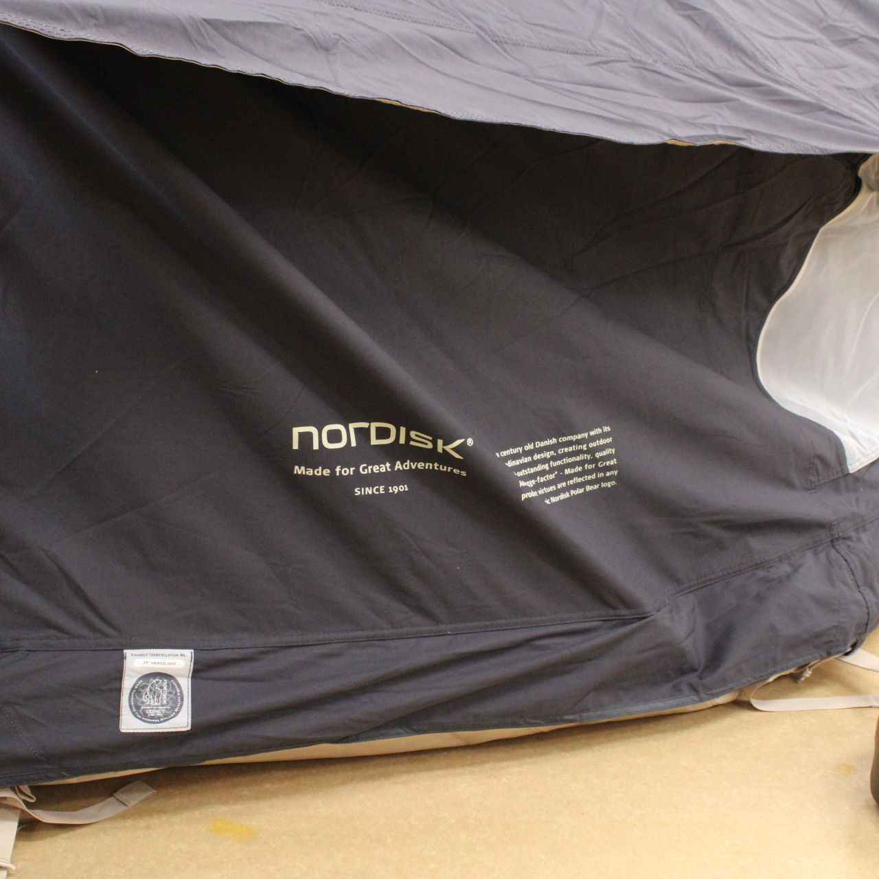 ノルディスク Asgard 12.6 Black Edition＆Zip in Floor セット