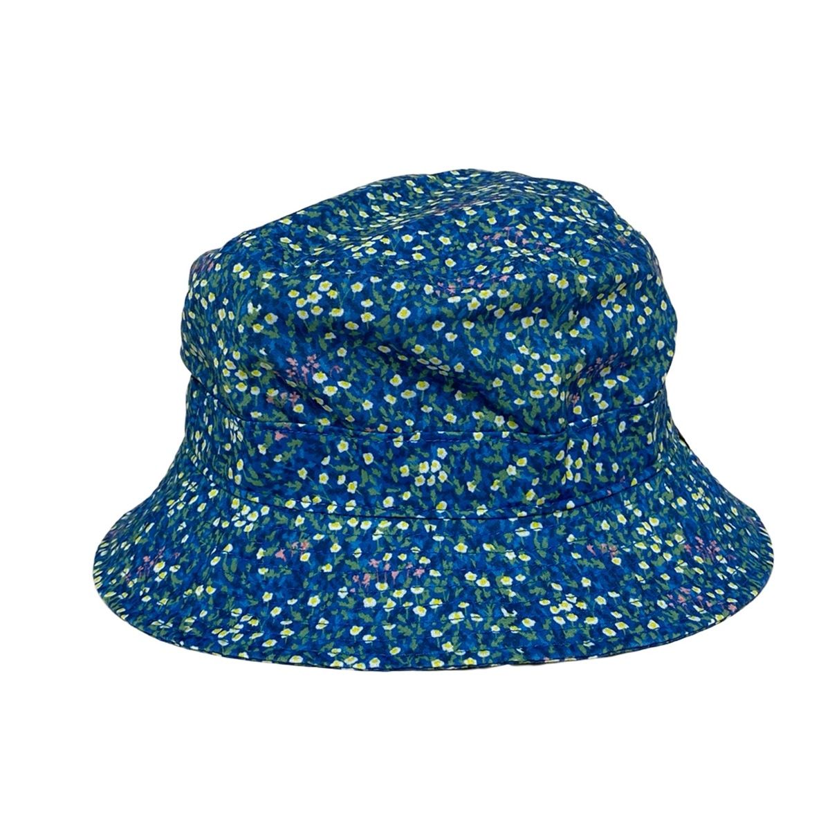 mont-bell モンベル ハット XL ブルー×グリーン×マルチ 花柄
