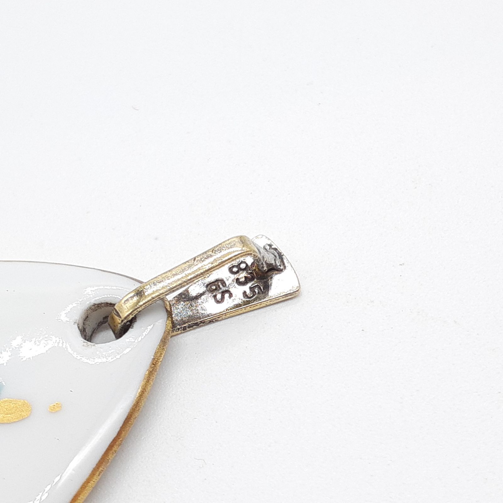 Meissen マイセン ネックレス ペンダントトップ チャーム SILVER