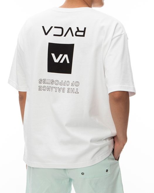 2024春夏 新品【RVCA/ルーカ/ルカ】UP STATE TEE Ｔシャツ WHT メンズ BE041-234