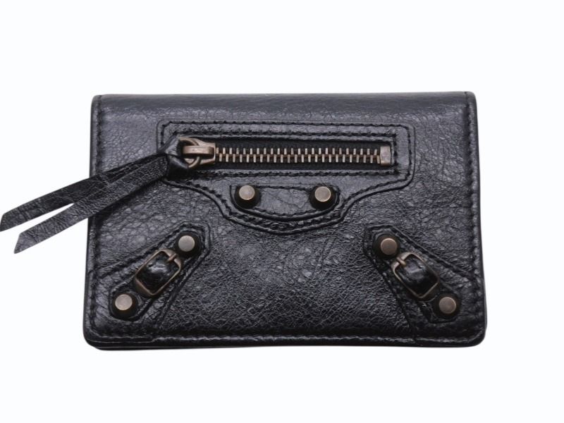 BALENCIAGA バレンシアガ クラシック ザ シティ カードケース ブラック レザー 名刺入れ コインケース 財布 ウォレット 310703 4b006937