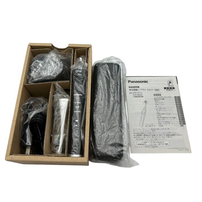 ♥品 panasonic パナソニック 音波電動歯ブラシ ドルツ EW-DE55-K ハブラシ デンタルケア 充電式 家電 歯磨き Ｗ４