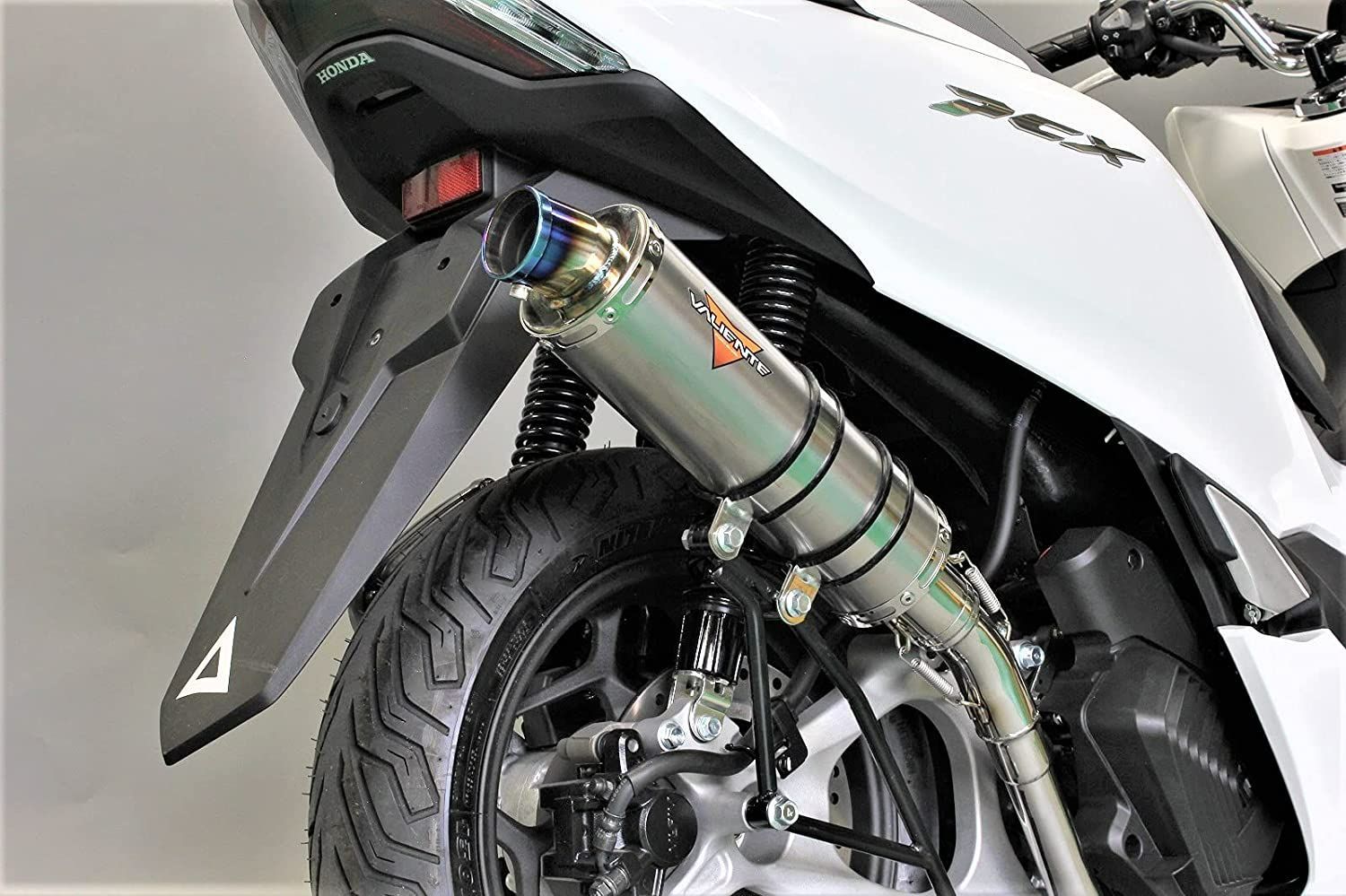 VALIENTE(バリエンテ) スパルタマフラー ホンダ PCX125 JK05 Valiente PCX125 マフラー 2BJ-JK05 8BJ-JK05 スパルタ チタンソリッド