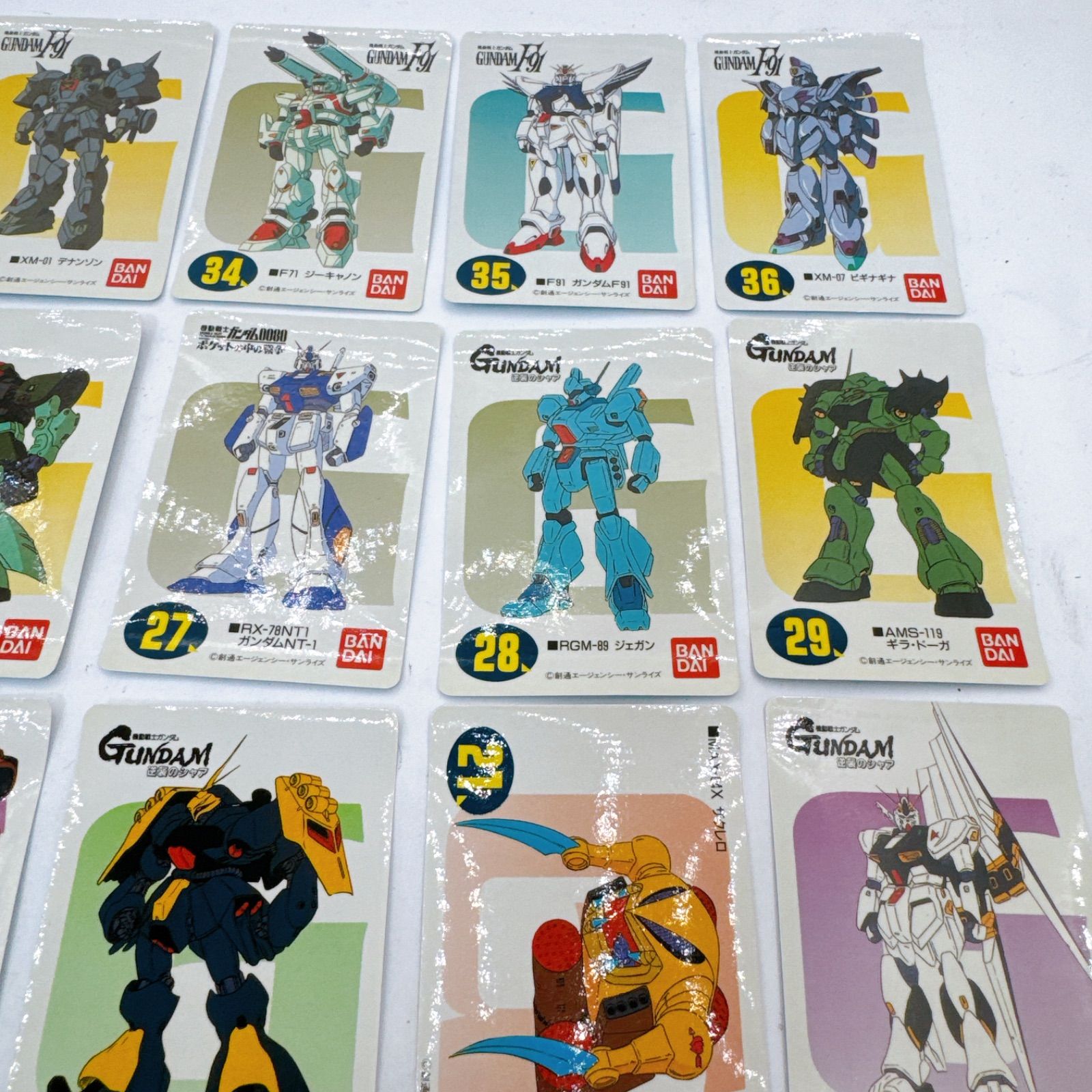 ガンプラキャンペーンクイズステッカー 全４５種　コンプ バンダイ 1991 ガンプラ購入キャンペーン ガンダム・クイズ ステッカー