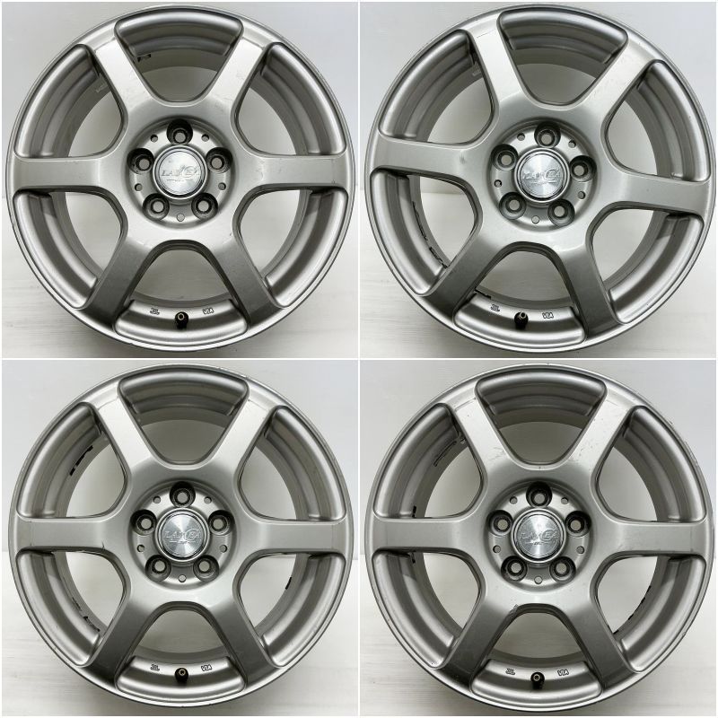中古 15インチ アルミ LAYCEA 02 社外 4本セット シエンタ