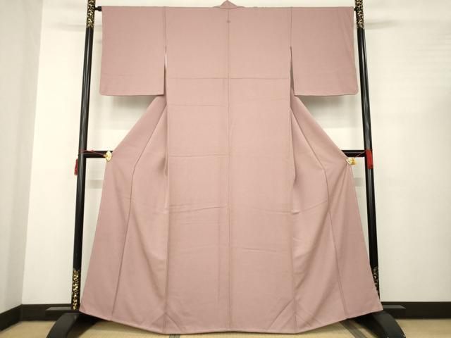 平和屋着物●上質な色無地 鴇浅葱色 正絹 ♥ AABC3244ck